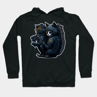 Mecha Cat_001 Hoodie